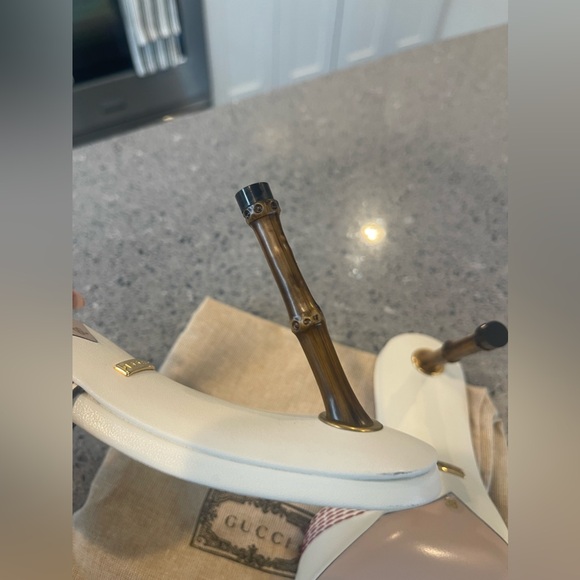 Gucci bamboo heeled mules - Picture 6 of 7